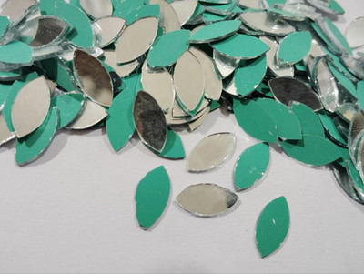 MIRROR GLASS WORLDWIDE EYE SILVER MIRROR for Craft Work Like Project & lippan Art 16MM 100G 440PIECE