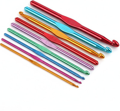 sassy beauty Ergonomic Aluminum Crochet Hooks for Easy Yarn Work