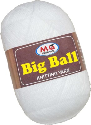 M.G Enterprise Bigboss White 600 gms Wool Ball Hand knitting wool- Art-AAA