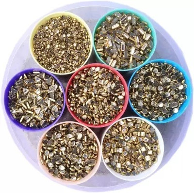 BDRMKH 7 SHAPES FLAT BACK KUNDAN STONES FOR EMBRIODERY JWELLERY CRAFT 700 PCS