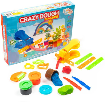 zokato Crazy Dough with Machine Kiddy Dough Clay Cutting and Moulding Playset