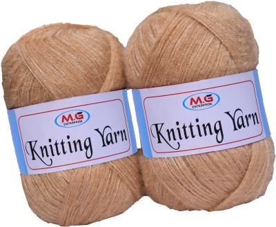 M.G Enterprise Knitting Wool Yarn, Soft Fancy Feather Wool SKin 500 gm- Art-HDH