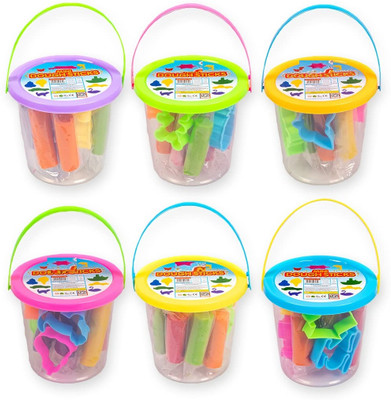 zokato Mini Dough Sticks Creative Clay Dough Pack with 8 Dough Sticks & Moulds .