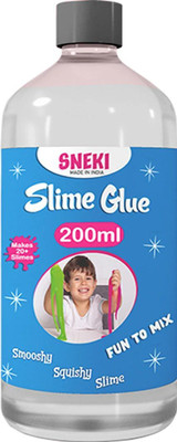 sneki 200 ML Slime Glue for DIY Squishy Toy Slime Making Kit For Kids Girls Boys