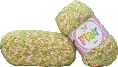 Simi Enterprise GAN GA Flair Apple Green 400 gms Wool Ball Hand knitting wool -B Art-AEFB