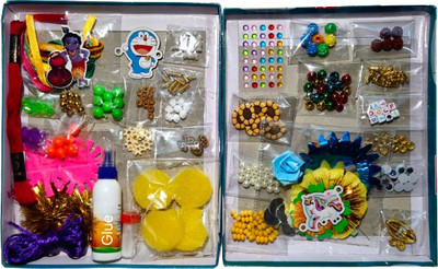 KHUSHA CREATIONS Complete Rakhi Making Kit For Kids For Craft,School Prjects,DIY