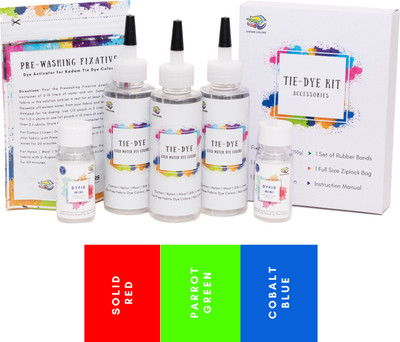 KADAM Multicolour Tie Dye Kit, 8 RGB