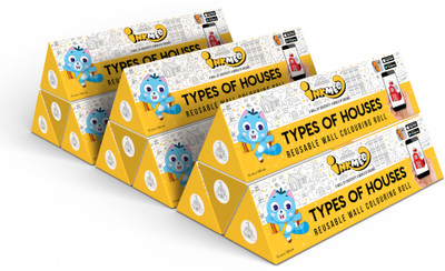 Inkmeo Types of Houses ( Pack of 12 )