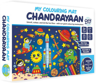 zokato MY COLOURING MAT FOR KIDS REUSABLE AND WASHABLE BIG MAT