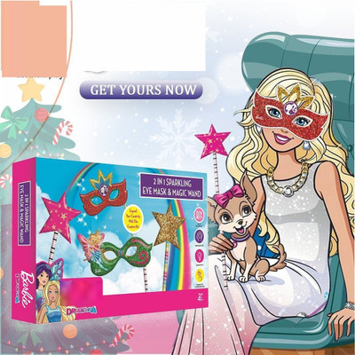 zokato 2in1 Sparkling Eye Mask and Magic Wand Making KIT