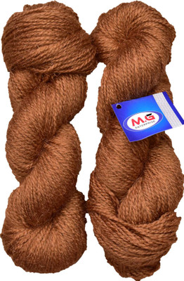 Simi Enterprise Rabit Excel Brown (200 gm) Wool Hank Hand knitting wool