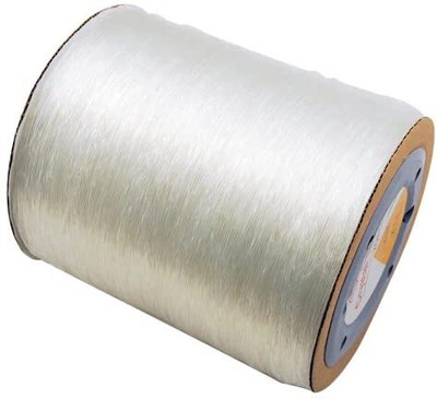 Crafts Haveli 0.4MM Diameter Elastic Rubber Beading Cord Thread String, Sold 1000M/Roll