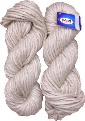 M.G Enterprise JP Light Skin (200 gm) Knitting Yarn Thick Chunky Wool Hank Hand knitting wool / Art Craft soft fingering crochet hook yarn, needle knitting yarn thread dyed.