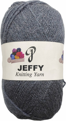 JEFFY Rosemary Light Mouse Grey Wool Ball Hand Knitting Wool/Yarn,400 gram shade no-27
