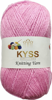 KYSS Rosemary pink Wool Ball Hand Knitting Wool/Yarn 200 gram shade no-1