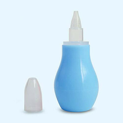 Kidsy Zilla Nose Cleaner/Nasal Vacuum Sucker Mucus Snot Aspirator for Babies Manual Manual Nasal Aspirator(Blue)