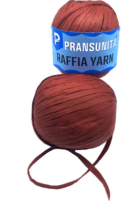 PRANSUNITA Raffia Twine Yarn Eco Friendly Paper String Rope for Hand Knitting