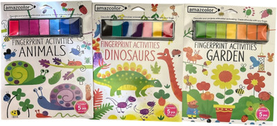 MOREL Fingerprint Activities Book and 8 to 10 Approx Color Sheets RANDOM DESIGNE