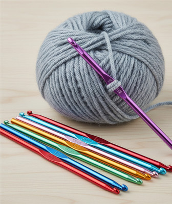 sassy beauty Colored Aluminum Crochet Hooks for Crocheting and Weaving