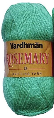 JEFFY Vardhman Rosemary See Green (1 Ball/100 gm Each) Wool Ball 600 Gram Shade no-18