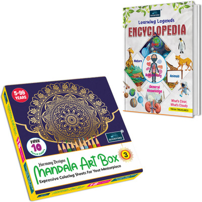 BOOKFORD Harmony Mandala Box Part 3 + Encyclopedia Board Book – Explore & Learn with Fun