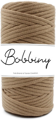 Bobbiny 3MM 100 Meter Knitted Braided Crochet Macrame Nylon Cord Thread for Macrame DIY