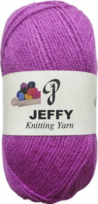 JEFFY Rosemary purple Wool Ball Hand Knitting Wool/Yarn,500 gram shade no-25