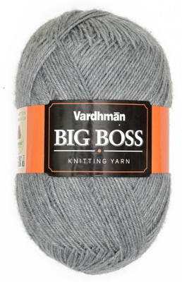 M.G Enterprise Bigboss Silver 200g Wool Ball for Knitting Crochet