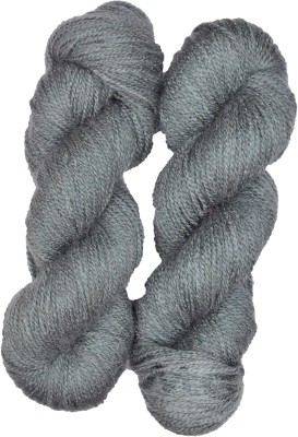 M.G Enterprise Vardhman Rabit Excel Mouse Grey (400 gm) Wool Hank Hand knitting wool Art-EJE