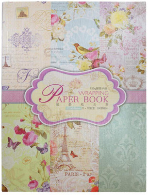 ASIAN HOBBY CRAFTS Asian Hobby Crafts Wrapping Paper Book : Size : 225 x 304 mm x 24 Sheets