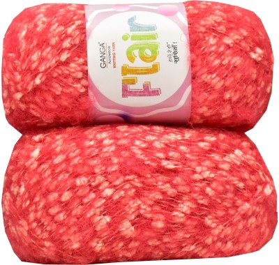 Simi Enterprise GAN GA Flair Deep Gajri 200 gms Wool Ball Hand knitting wool -I Art-AEFI