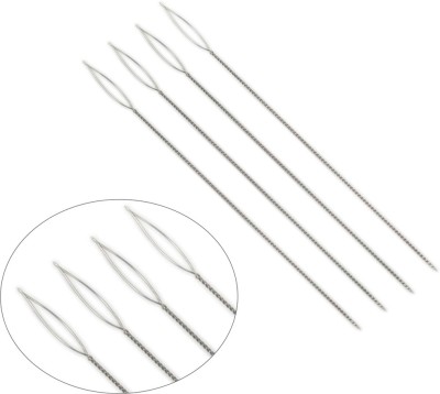 Luxuro Fine Round Beading Needles (Length 5”, Diameter 0.30”) Set of 4 Pcs
