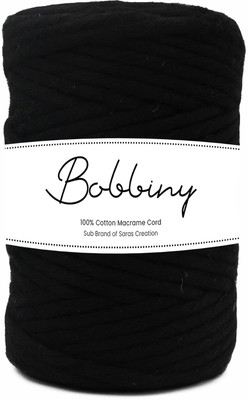 Bobbiny 4MM 50 Meter Single Strand Cotton Macrame Cord Thread for Macrame DIY