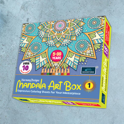 BOOKFORD Harmony Design Mandala Art Box Part 1 – A Magical Mandala Adventure Awaits!