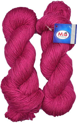 Simi Enterprise Vardhman Brilon Rosewood Wool Hank Hand knitting wool thread dyed