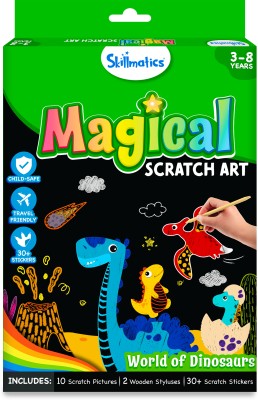 Skillmatics Magical Scratch Art Book