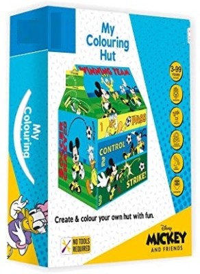 zokato Mickey Mouse And Friends Colouring Hut - Multicolour