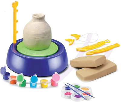 ToyGalaxy Battery Operated Imaginative Arts Pottery Wheel Game for Kids, Game & Learn Educational Toy