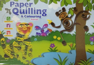 zokato Paper Quilling Animals Making Set - Multicolor