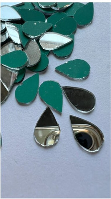 MAHANT FANCY SHAPE SILVER MIRROR FOR LIPPAN ART 12MM 50GM 120PIECE