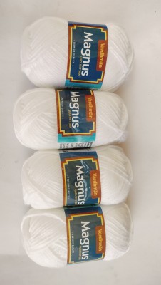 vardhman knitting yarn VARDHMAN MAGNUS – CHUNKY YARN , WHITE