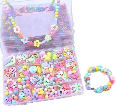 Kreativ Tadkaa Beads for Kids Crafts Children's Jewelry Making Kit
