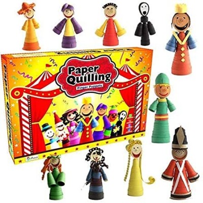 khilona waala Finger Puppets Paper Craft World Making Set Multicolor ( pack of 2 )