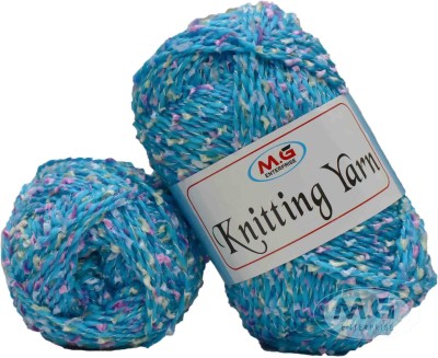 M.G Enterprise Yarn Mala Ball Azure 300 gms Wool Hank Hand knitting wool- Art-ADAC