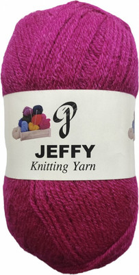 JEFFY Rosemary Strawberry Wool Ball Hand Knitting Wool/Yarn,300 gram shade no-23