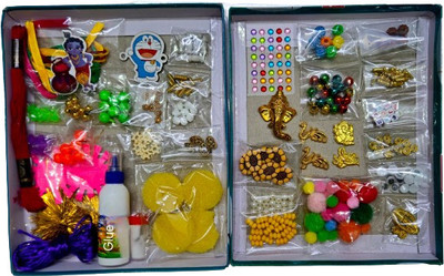 KHUSHA CREATIONS Complete Rakhi Making Kit For Craft,School Prjects,DIY