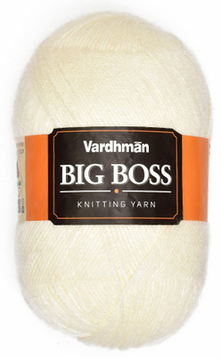 M.G Enterprise Bigboss Cream 200g Wool Ball for Knitting Crochet