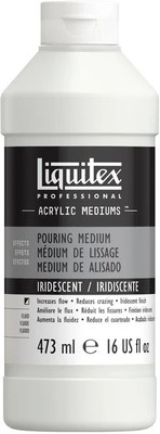 Liquitex Professional Pouring Medium 473ml 16 oz IRIDESCENT Acrylic Medium(473 ml)