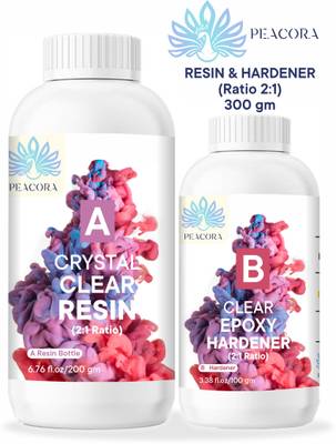 PEACORA Epoxy Art Resin Hardner Resin Art Medium