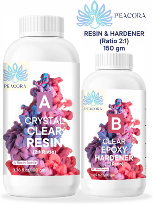 PEACORA Epoxy Art Resin Hardner Resin Art Medium(150 ml)